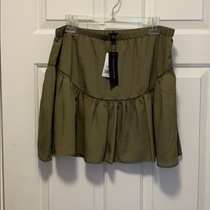 Banana republic silky feeling khaki green skirt